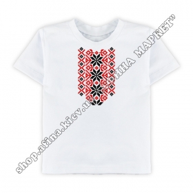 футболка с украинским орнаментом Red Black