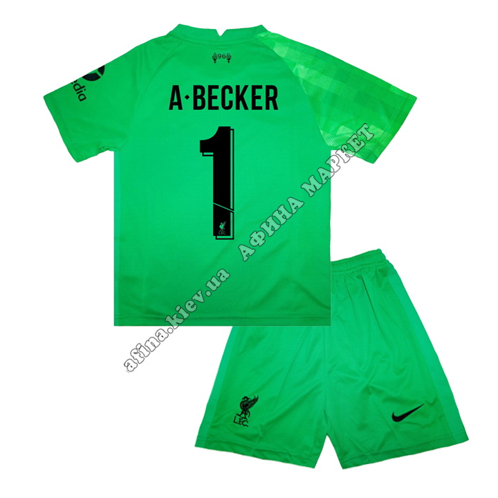 A.BECKER 1 Ліверпуль 2021-2022 Nike Goalkeeper Home 