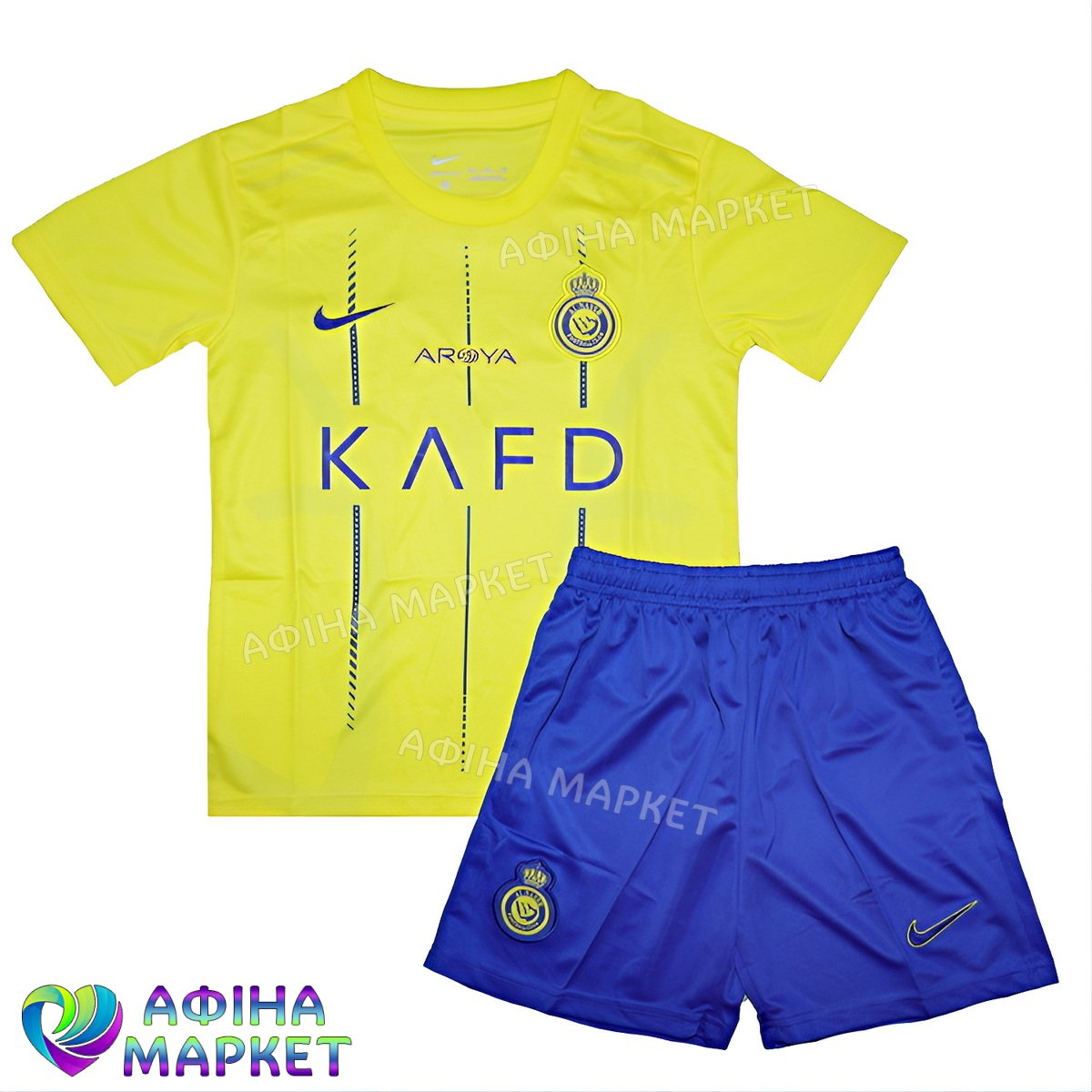 Футбольна форма для дітей Аль-Наср 2024 Nike Home (3441)