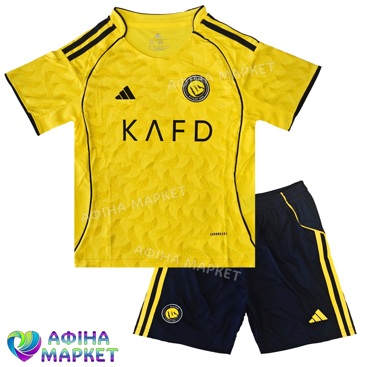 Футбольна форма для дітей Аль-Наср 2025-2026 Adidas Home (4481)