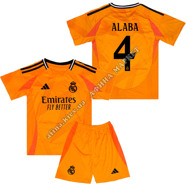 ALABA 4 Реал Мадрид 2024-2025 Adidas Away 