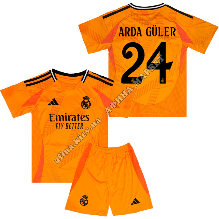 ARDA GÜLER 24 Реал Мадрид 2024-2025 Adidas Away 