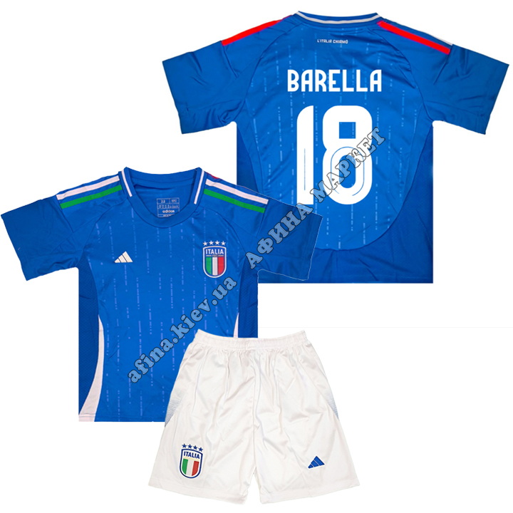 BARELLA 18 збірної Італії EURO 2024 Italy Home 