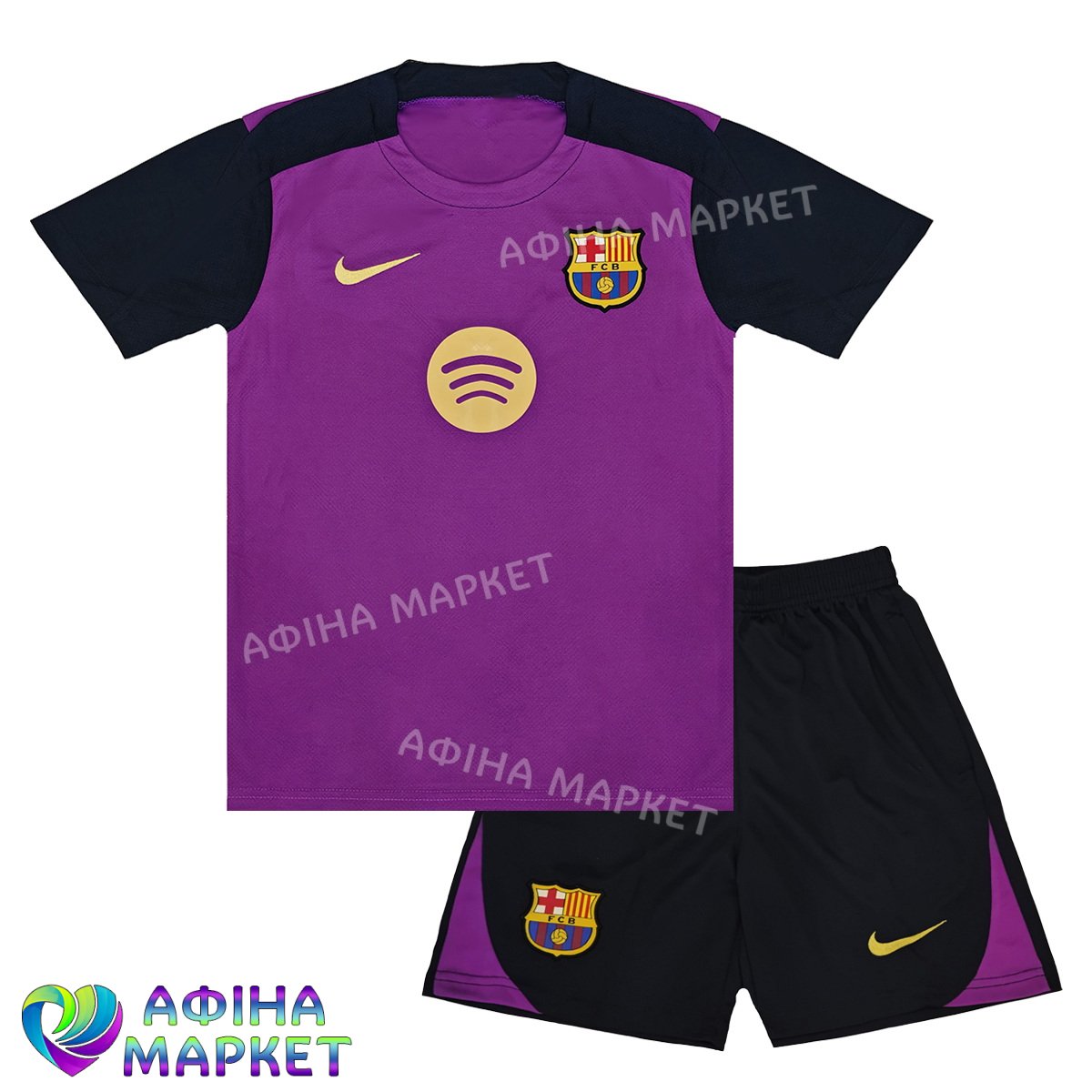 Дитяча футбольна форма Барселона 2025-2026 Nike Pre-Match (4423)