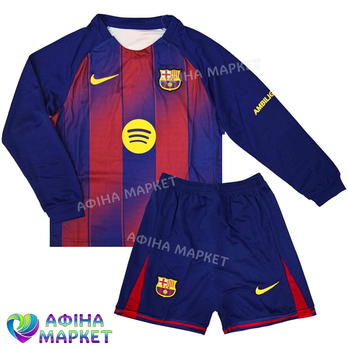 Барселона з довгим рукавом 2025-2026 Nike Home 184603