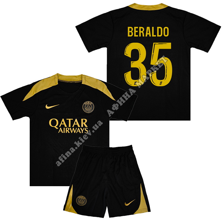 BERALDO 35 ПСЖ 2024-2025 Nike Training Black 