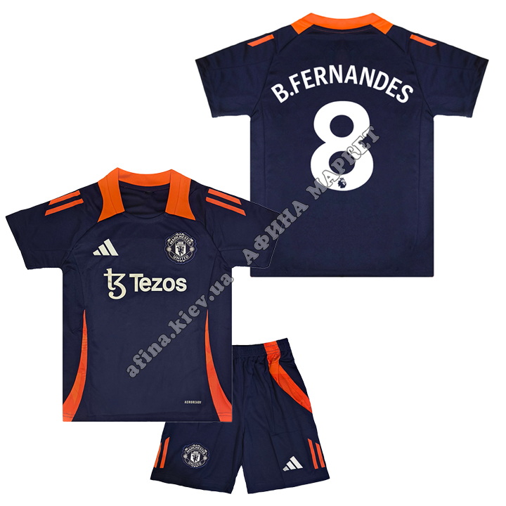 B.FERNANDES 8 Манчестер Юнайтед 2024-2025 Adidas Training Navy 