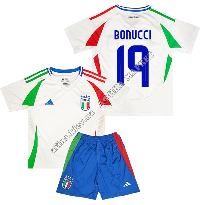 BONUCCI 19 збірної Італії EURO 2024 Italy Away 