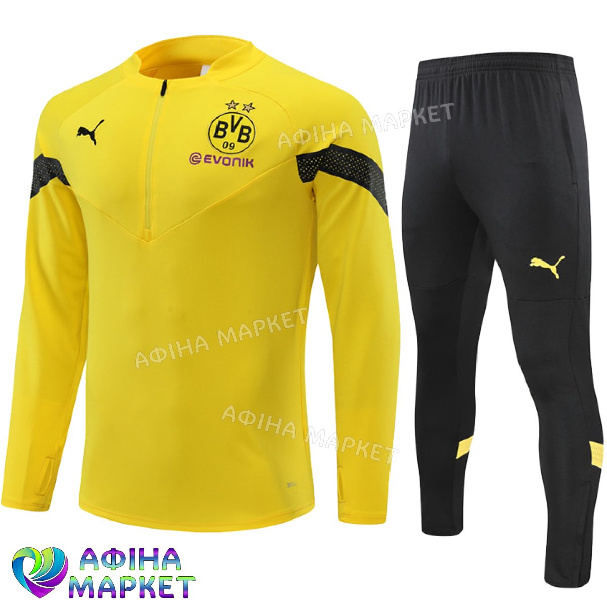 Дитячий футбольний костюм Боруссія Дортмунд 2023 Puma Training (3379)