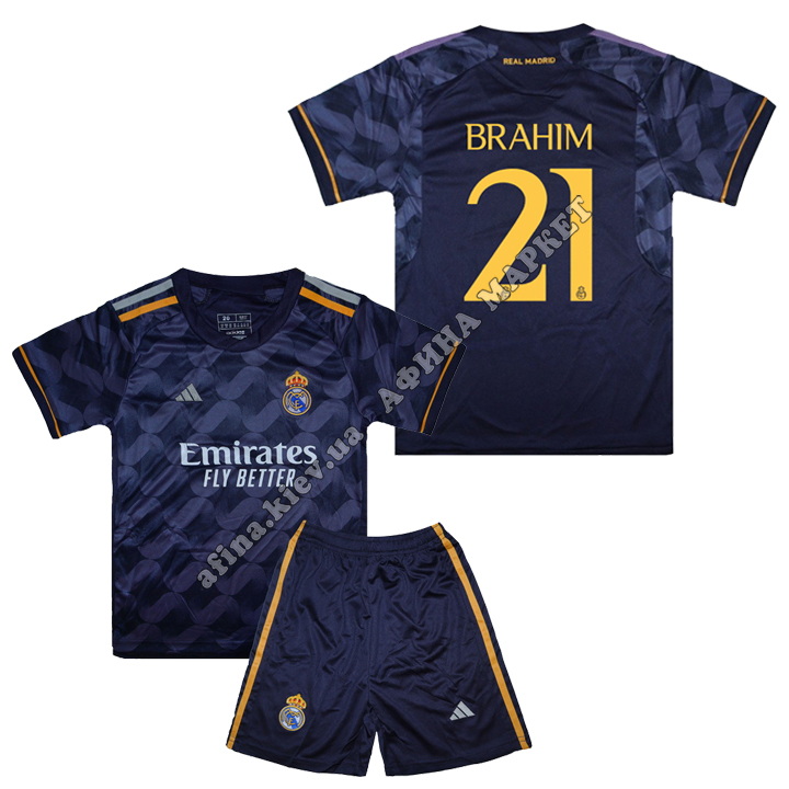 BRAHIM 21 Реал Мадрид 2023-2024 Adidas Away 