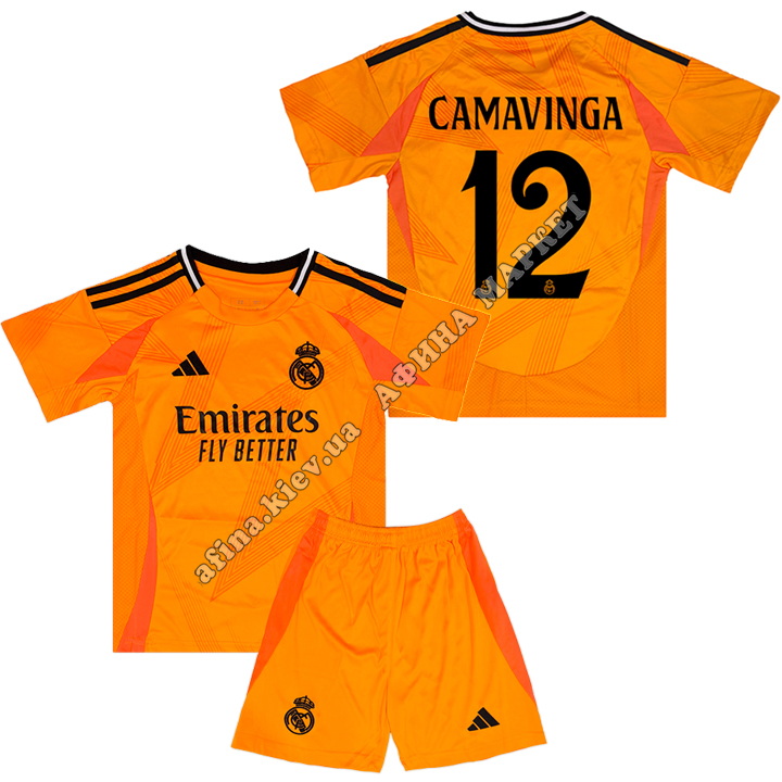 CAMAVINGA 12 Реал Мадрид 2024-2025 Adidas Away 