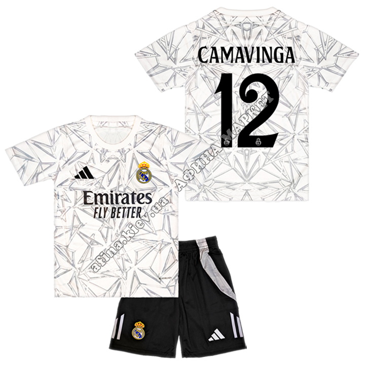 CAMAVINGA 12 Реал Мадрид 2024-2025 Adidas Pre Match 