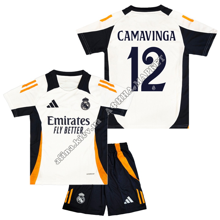 CAMAVINGA 12 Реал Мадрид 2024-2025 Training White Adidas 