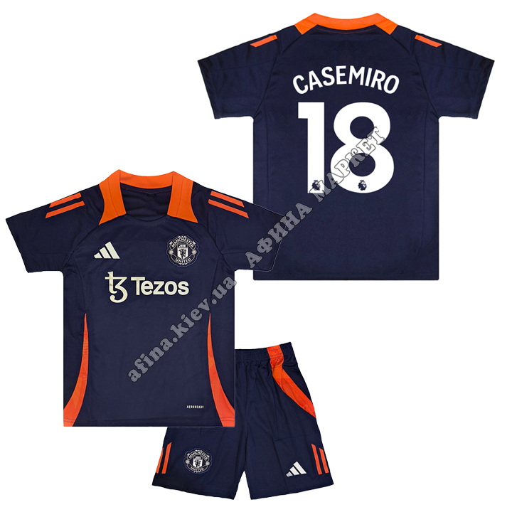 CASEMIRO 18 Манчестер Юнайтед 2024-2025 Adidas Training Navy 