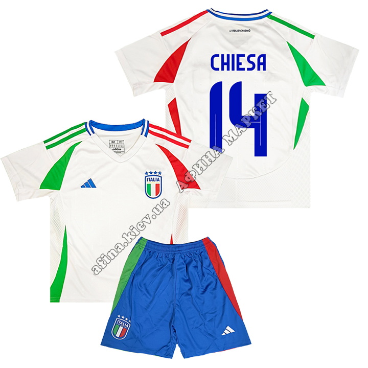 CHIESA 14 сборной Италии EURO 2024 Italy Away 