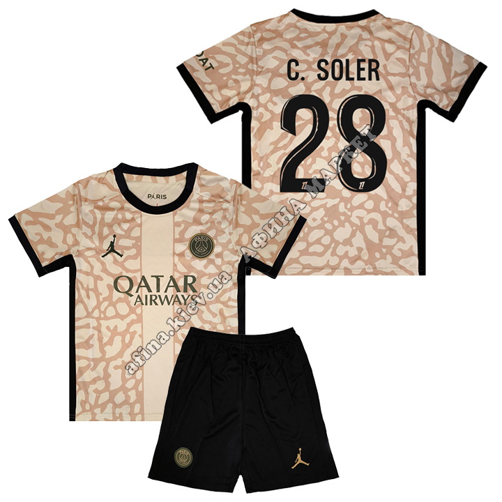 C.SOLER 28 ПСЖ 2024-2025 Jordan Fourth 