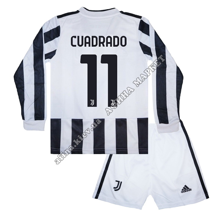 CUADRADO 11 Ювентус 2021-2022 длинный рукав Adidas Home 