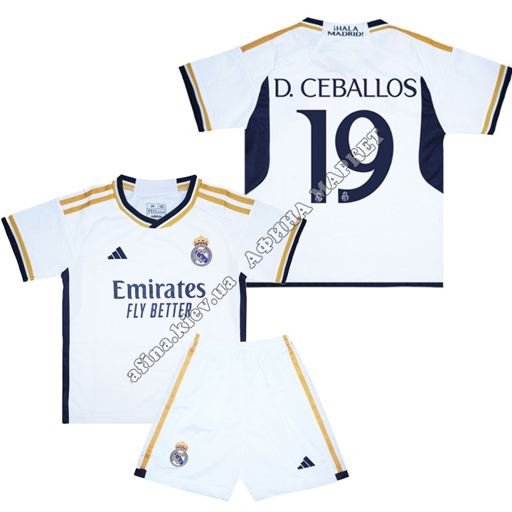 D. CEBALLOS 19 Реал Мадрид 2023-2024 Adidas Home 
