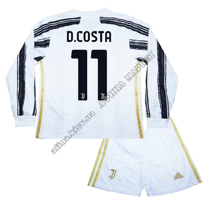 D. COSTA 11 Ювентус 2020-2021 Adidas з довгим рукавом Home 