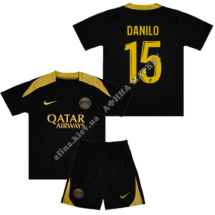 DANILO 15 ПСЖ 2024-2025 Nike Training Black 