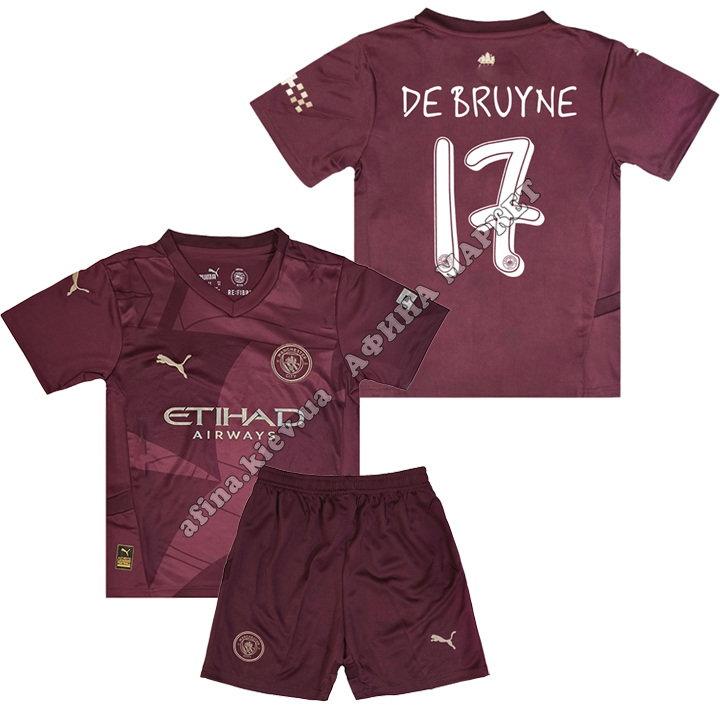 DE BRUYNE 17 Манчестер Сіті 2024-2025 Puma Third 