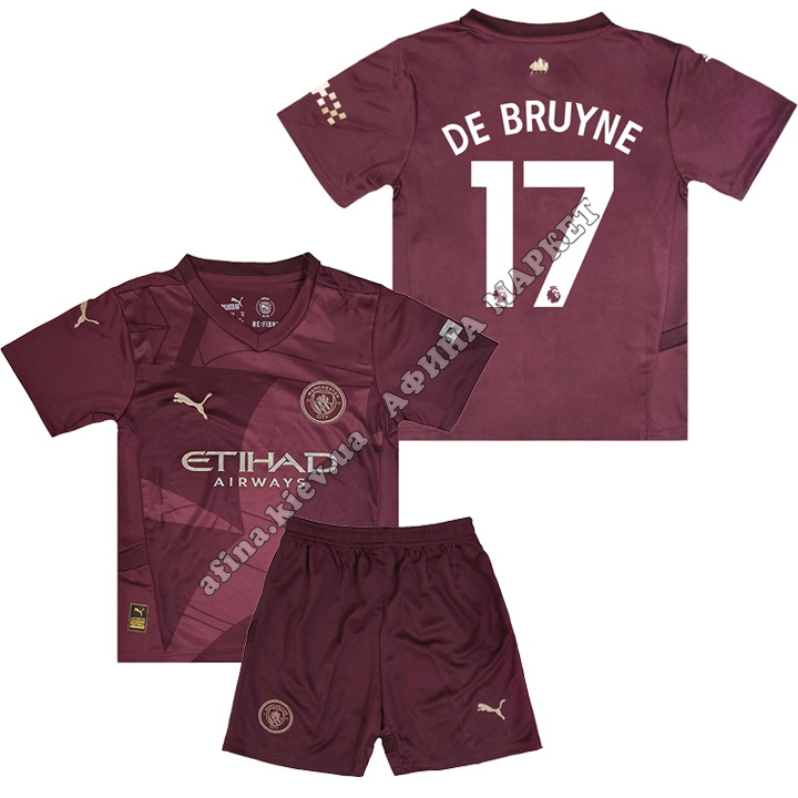 DE BRUYNE 17 Манчестер Сіті 2025 Puma Third 