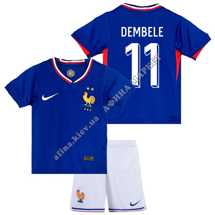 DEMBELE 11 сборной Франции EURO 2024 Nike France Home 
