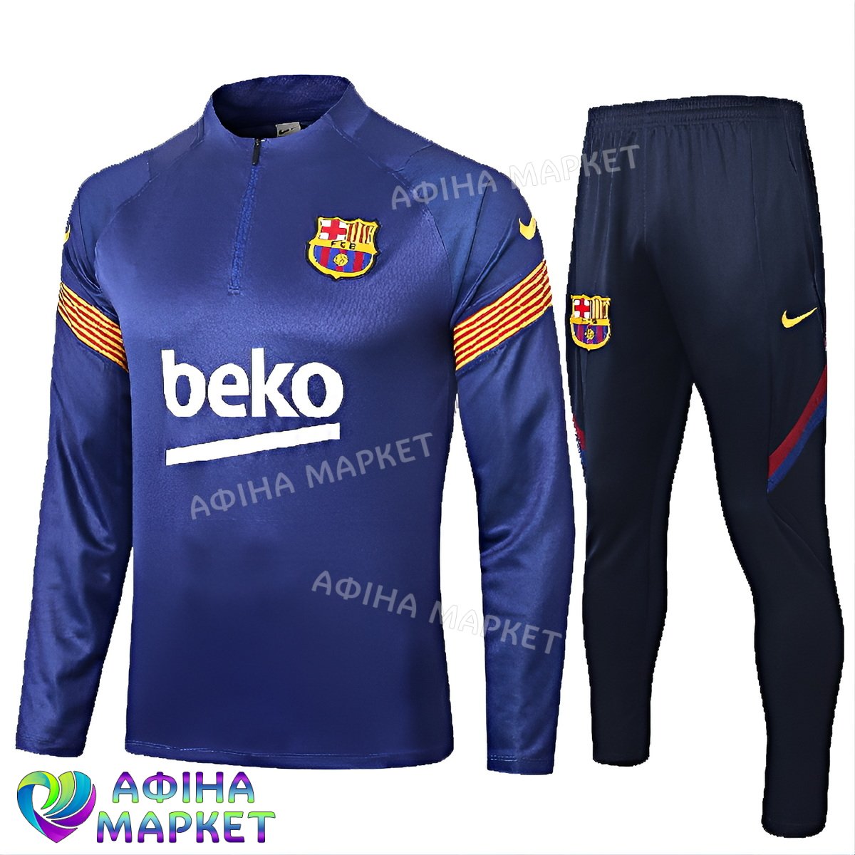 Дитячий футбольний костюм Барселона 2020-2021 Nike (3128)