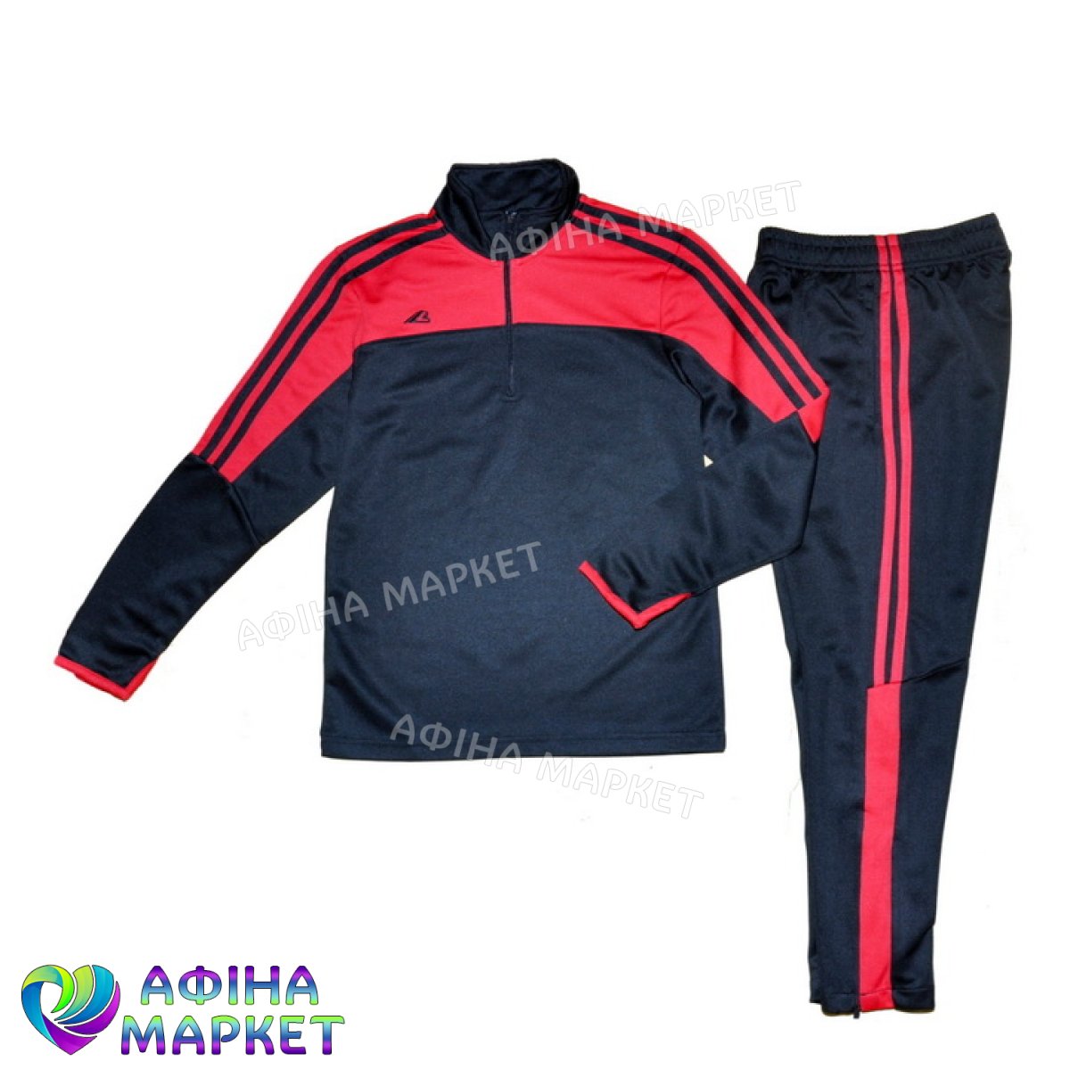 Дитячий футбольний костюм Training Black Red (1777)