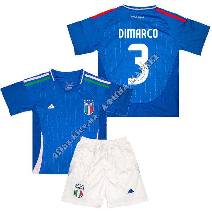 DIMARCO 3 сборной Италии EURO 2024 Italy Home  