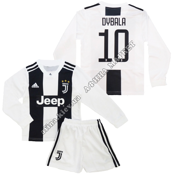 DYBALA 10 Ювентус Adidas с длинным рукавом Home 