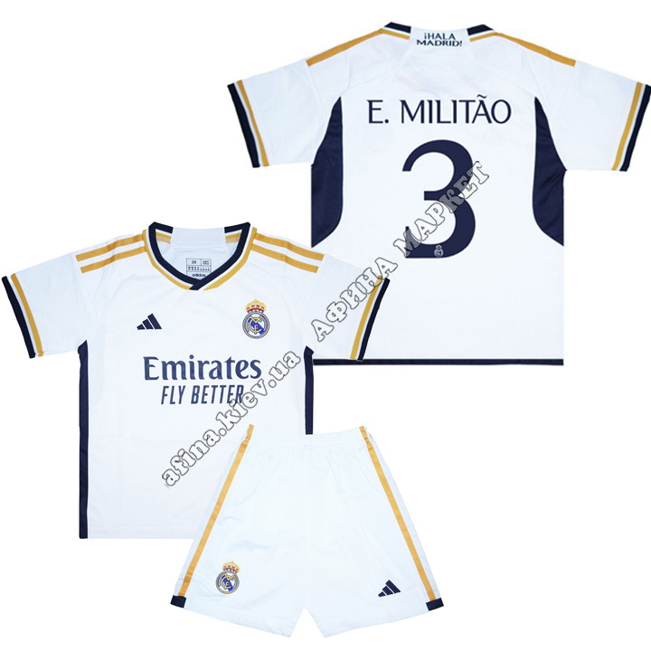 E. MILITÃO 3 Реал Мадрид 2023-2024 Adidas Home 