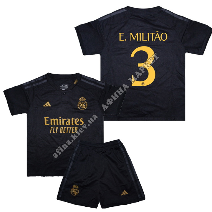 E. MILITÃO 3 Реал Мадрид 2023-2024 Adidas Third 