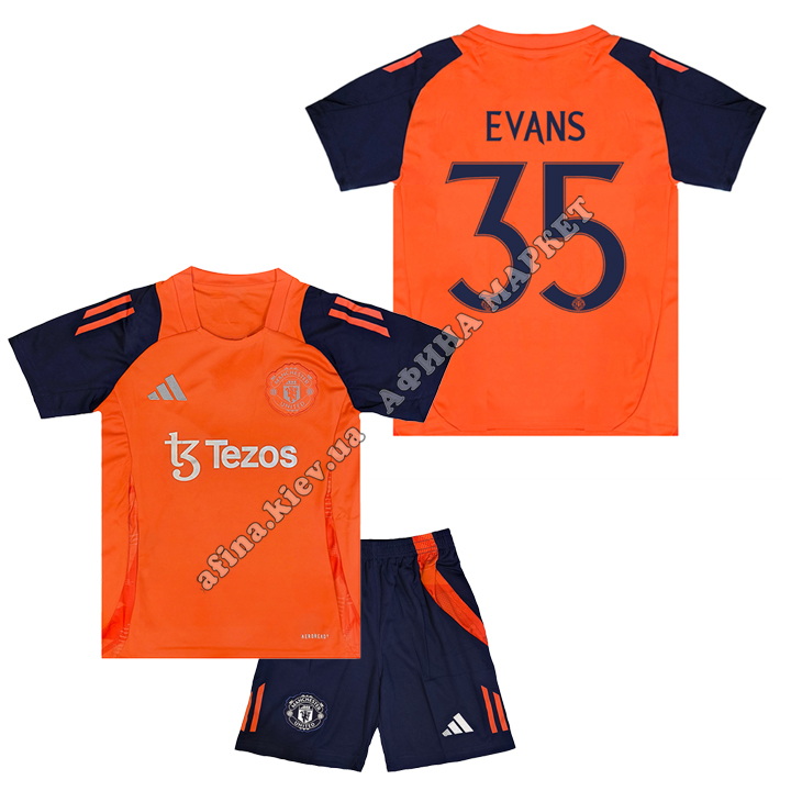 EVANS 35 Манчестер Юнайтед 2025  Adidas Training Orange 