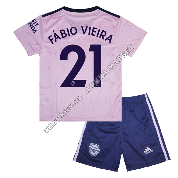FÁBIO VIEIRA 21 Арсенал 2022-2023 Adidas Third 
