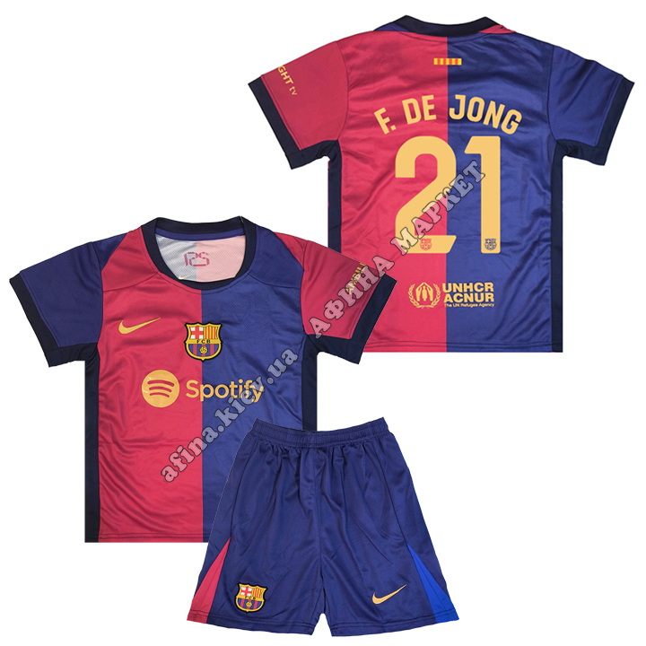 F. DE JONG 21 Барселона 2024-2025 Nike Home 