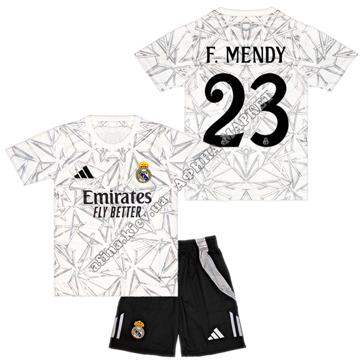 F. MENDY 23 Реал Мадрид 2024-2025 Adidas Pre Match 