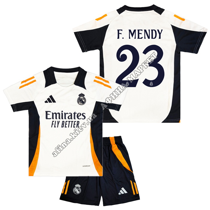 F. MENDY 23 Реал Мадрид 2024-2025 Training White Adidas 