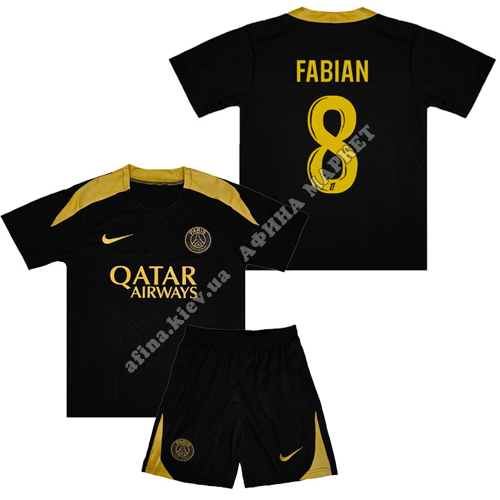 FABIAN 8 ПСЖ 2024-2025 Nike Training Black 