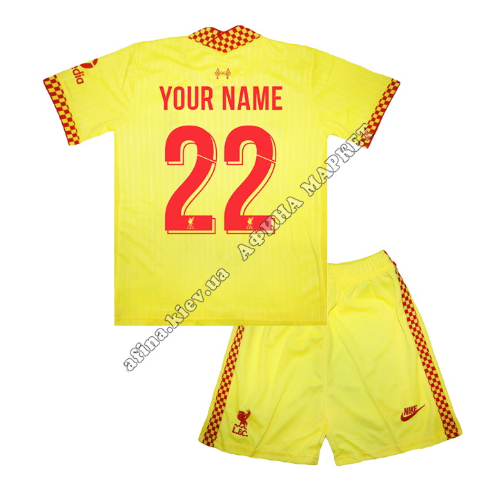 Фамилия и номер на футболку Ливерпуль 2021-2022 Nike Third 