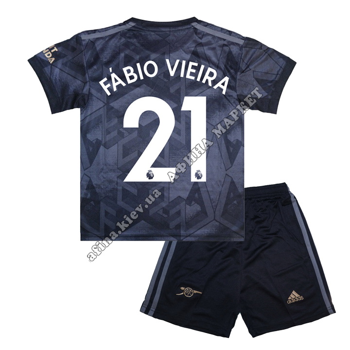 FÁBIO VIEIRA 21 Арсенал 2022-2023 Adidas Away 