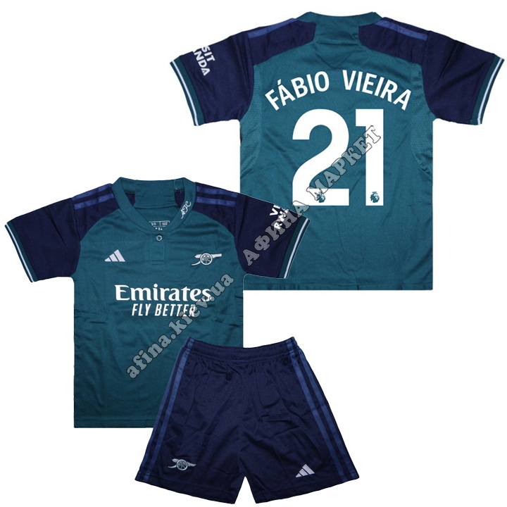 FÁBIO VIEIRA 21 Арсенал 2023-2024 Adidas Third  