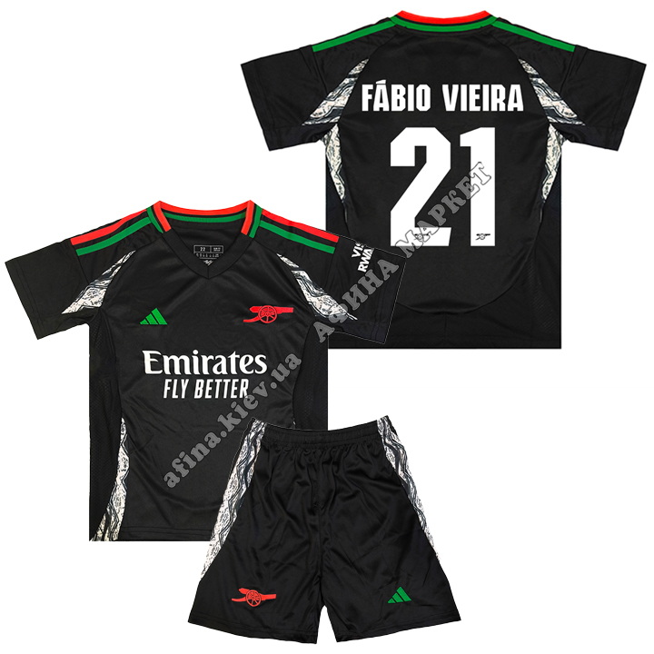 FÁBIO VIEIRA 21 Арсенал 2025 Adidas Away 