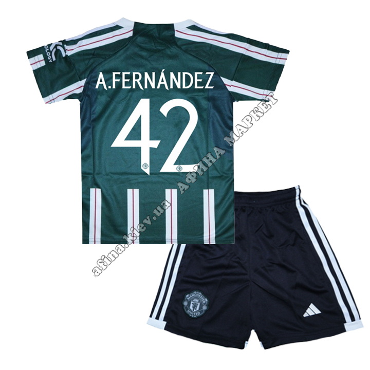 FERNÁNDEZ 42 Манчестер Юнайтед 2023-2024  Adidas Away 