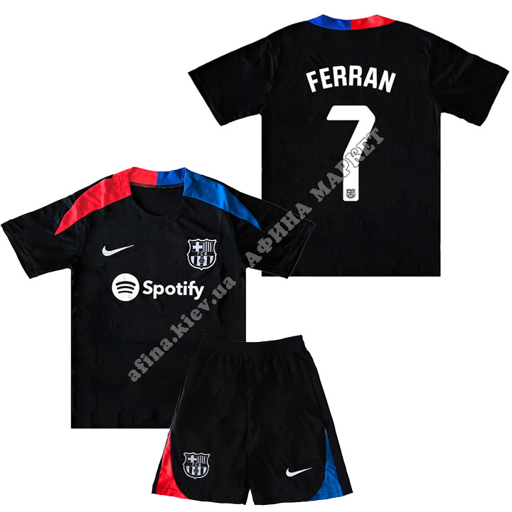 FERRAN 7 Барселона 2024-2025 Nike Training Black 