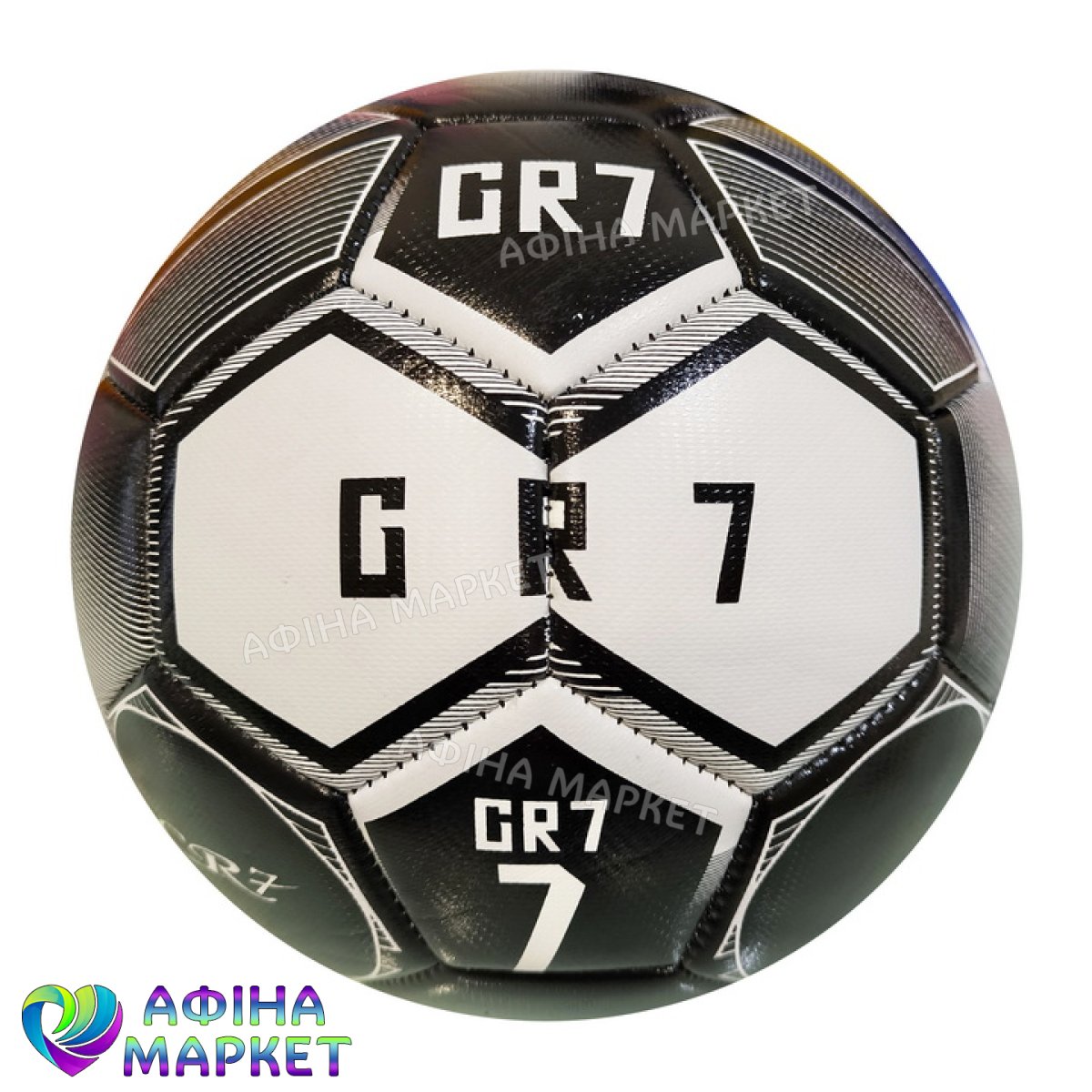 Футбольний м'яч Ronaldo Black CR7 168811