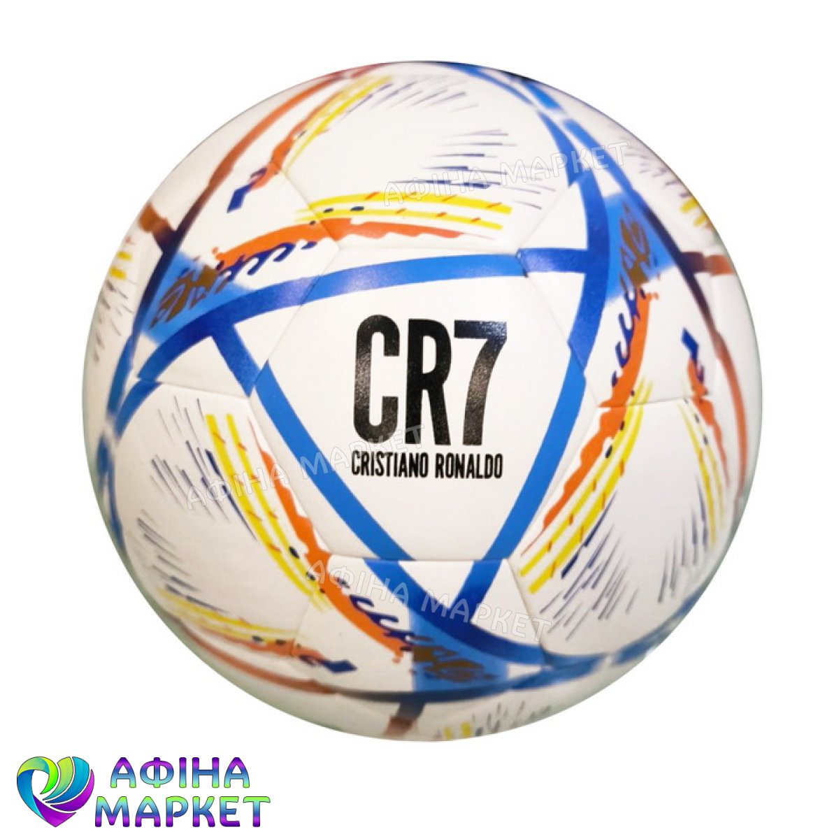 Футбольний м'яч Ronaldo Black CR7 Роналду 168094