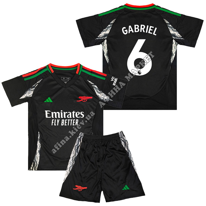 GABRIEL 6 Арсенал 2024-2025 Adidas Away 