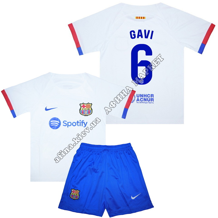 Gavi 6 Барселона 23/24 Nike Away 
