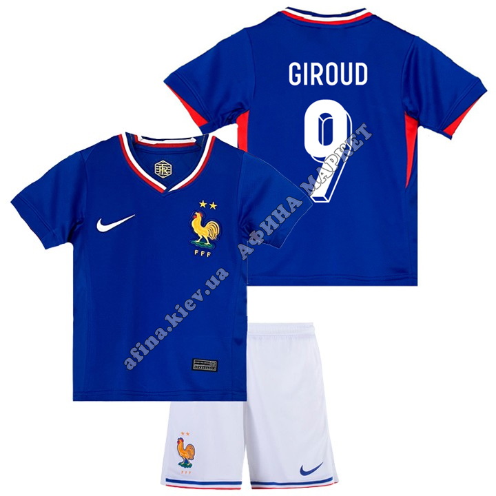 GIROUD 9 збірної Франції EURO 2024 Nike France Home 